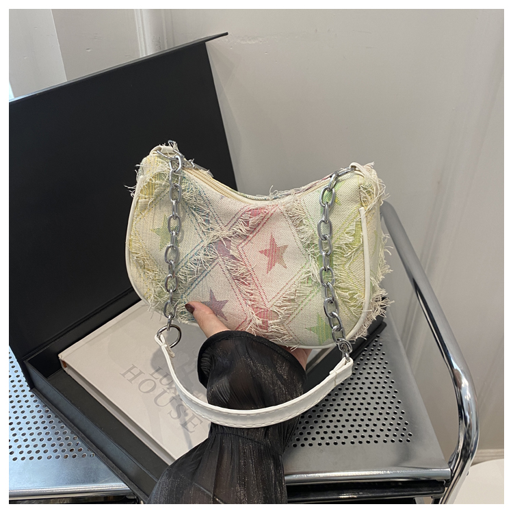2025 High-End Women's Dumpling Bag - Beggar-Style Underarm Bag with Chain, Trendy Niche Fashion Accessory