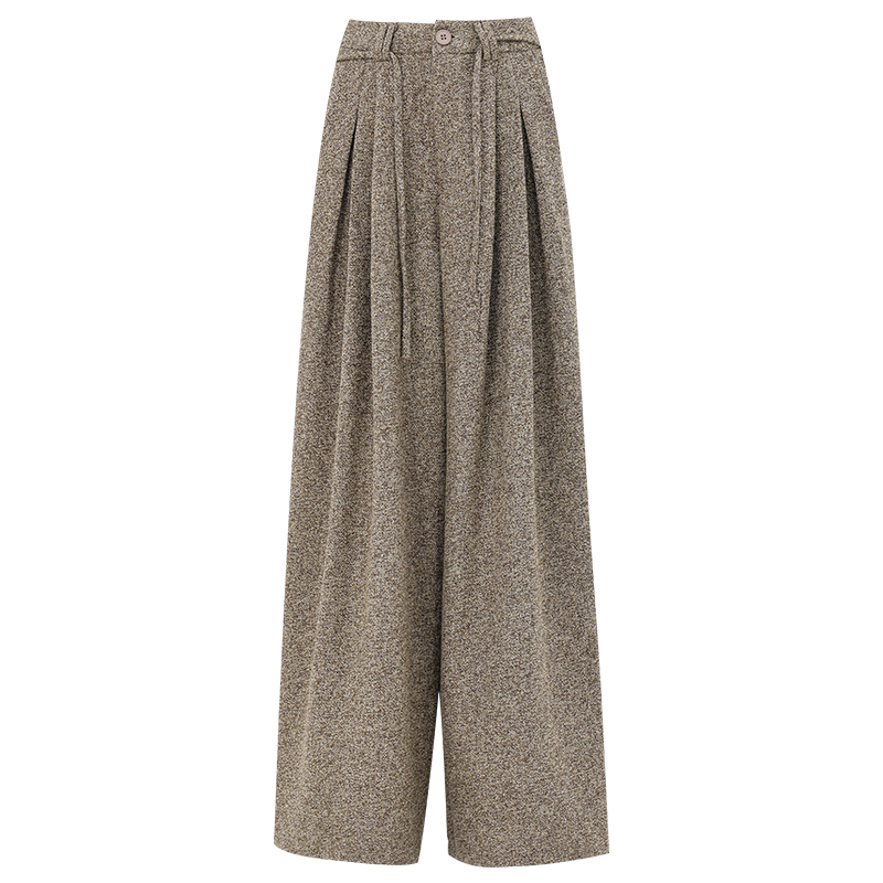 Autumn Winter Wide-Leg Wool Pants for Women - Loose Casual Sweatpants, Cozy 2024 Fashion, Perfect for Cool Weather
