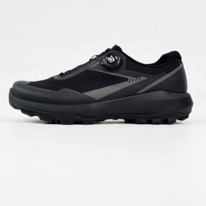 Breathable Black Cushioning Hiking Shoes for Men, Non-Slip Outdoor Walking and Running Commuter Shoes, Comfortable Sports Footwear