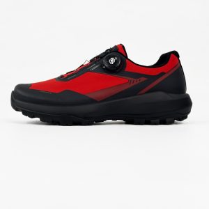 Breathable Black Cushioning Hiking Shoes for Men, Non-Slip Outdoor Walking and Running Commuter Shoes, Comfortable Sports Footwear