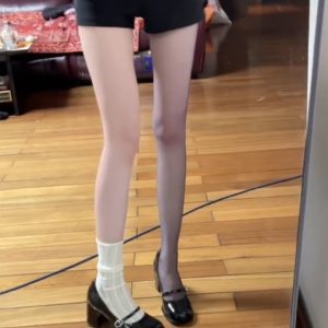 Chunky Heel Rhinestone Mary Jane Shoes for Women - 2025 Sheepskin Leather, Elegant JK Style High-Heeled Footwear