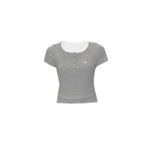 Cool Feel Tencel Short Sleeve T-Shirt and Bud Skirt Set for Women - Casual Chic Summer Outfit, Perfect for 90s and Y2K Style