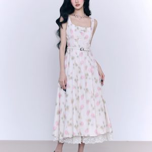 Floral Print A-Line Skirt - Vintage Style, Summer Fashion, Boho Chic, Perfect for Casual Outfits and Special Occasions