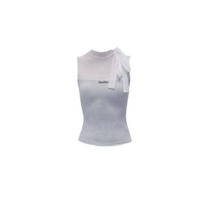 Hazy Cloud Design Mesh Vest and Slim Fit Skirt Spring Summer Set for Women - Trendy 90s Inspired Fashion Outfit