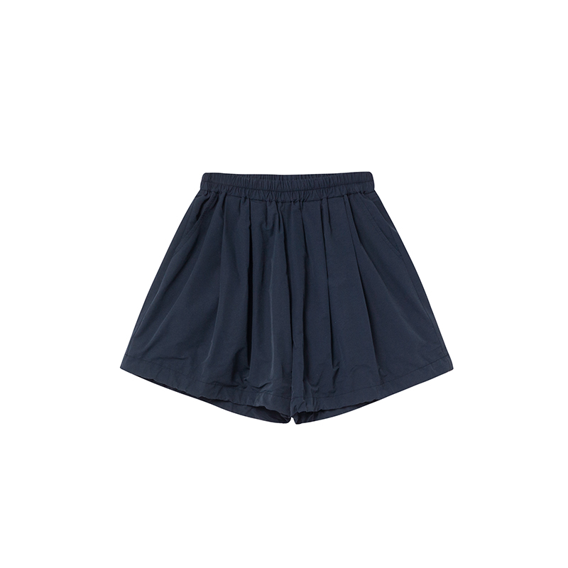 High-Waisted Niche Drawstring Flower Bud Shorts for Women - Slimming Casual Summer Style for Petite Sizes