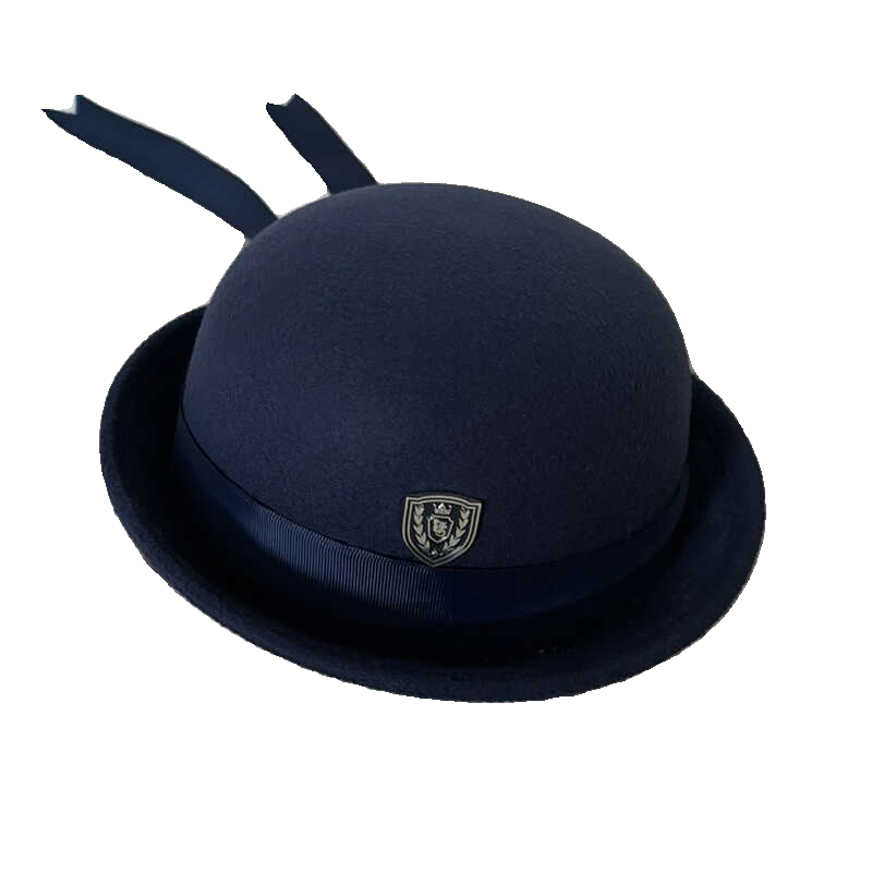 Japanese School Style Woolen Uniform Hat for Couples - College-Inspired Dumpling Gift Cap for Kindergarten and Casual Wear