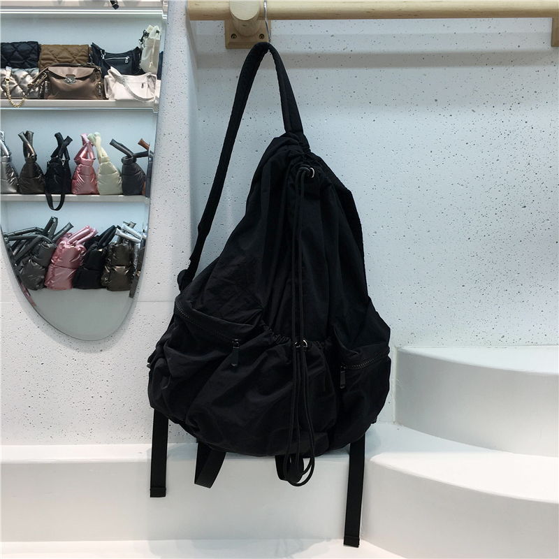 Large Capacity Drawstring Backpack for Students - Casual Ultra-Light Shoulder Bag for Travel, Outdoor, and Daily Use