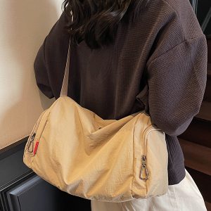 Large Capacity Women's Travel Bag - Versatile Lightweight Sports & Fitness Crossbody Bag for Short Trips and Business Storage