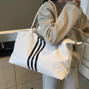 Lightweight Large Capacity Shoulder Tote Bag for Travel, Maternity Storage, Gym, Fitness - Versatile Everyday Use