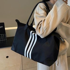 Lightweight Large Capacity Shoulder Tote Bag for Travel, Maternity Storage, Gym, Fitness - Versatile Everyday Use