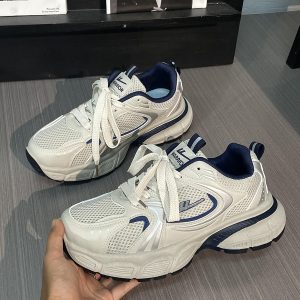 Men's Summer Retro Mesh Breathable Dad Shoes - Ultra-Light Thick Sole Sports Casual Footwear - 2025 American Style