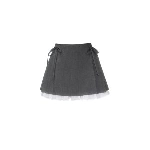 Time Wrinkle Suit Short Skirt - Niche Design Half Skirt for Trendy Fashion Lovers, Perfect for Y2K and Korean Style Looks