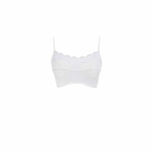 V-neck Lace Layered Camisole with Built-in Chest Pad - Heartbeat Frequency Pure Desire Style Inner Wear for Effortless Chic Look
