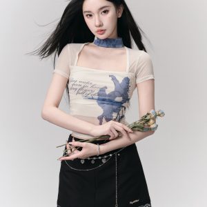 Versatile Retro High-End Pendant Waist Chain - Rose Melody Design for a Unique and Elegant Look