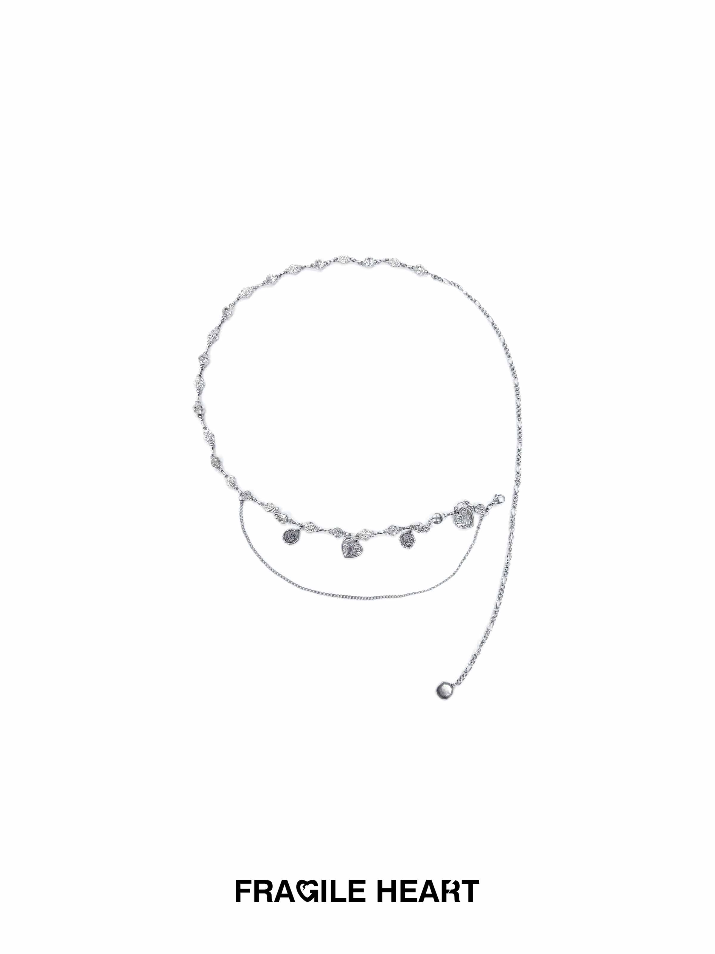 Versatile Retro High-End Pendant Waist Chain - Rose Melody Design for a Unique and Elegant Look