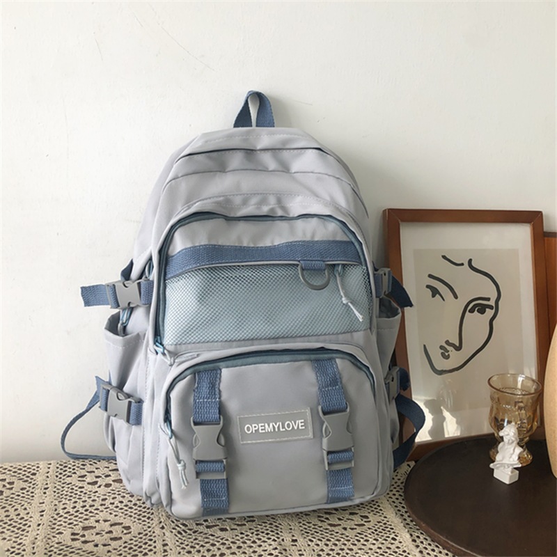 Versatile Women's Large Capacity Lightweight Double Shoulder Backpack for School, Sports, Travel - Stylish & Functional Design