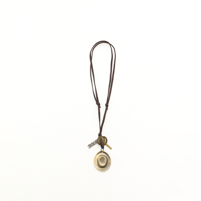 Western Cowboy Pendant Necklace - Retro American Style Personalized Fashion Jewelry Trendy Accessories