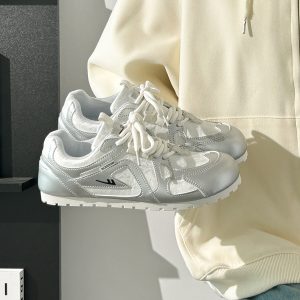 Women's Summer Ballet-Style Breathable Soft-Soled White Sneakers - Trendy Korean Design