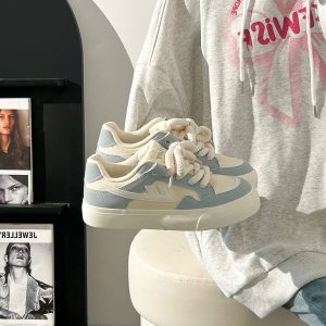 Women’s Versatile Little White Canvas Sneakers - Breathable Soft Sole Summer Shoes - Trendy Casual Footwear for Everyday Style