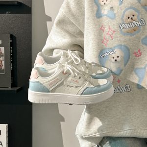 Women's White Canvas Sneakers - Lightweight, Breathable Mesh Summer Shoes, Korean Style Versatile Trendy Sports Footwear for Students