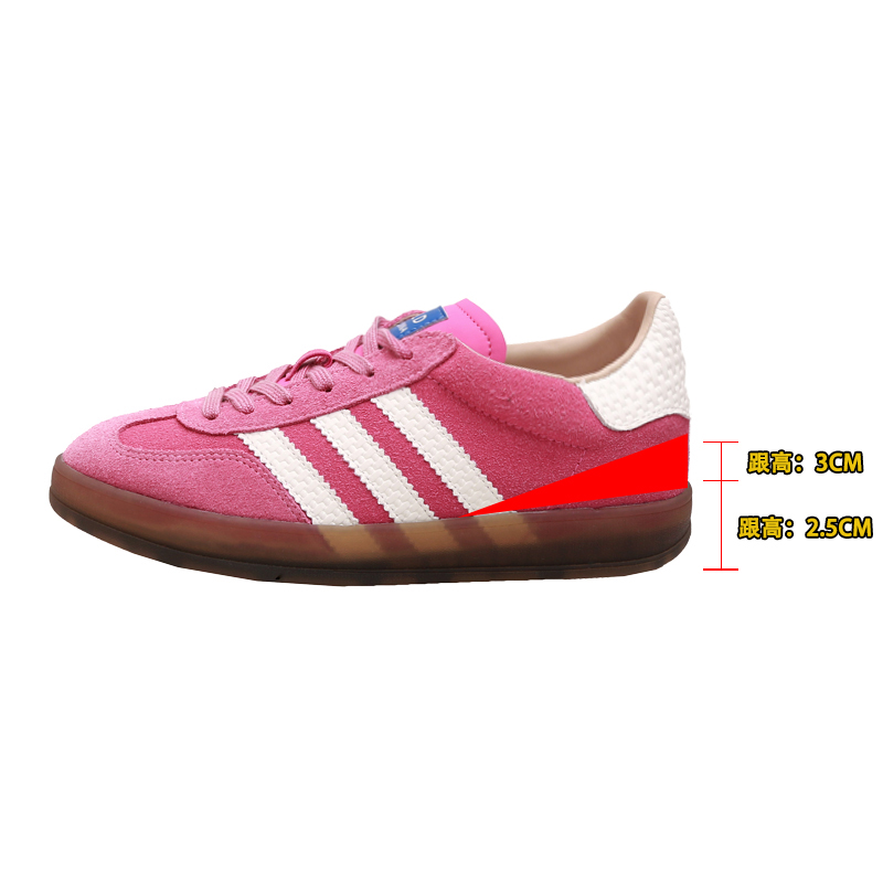 Yellow Genuine Leather Women's Height-Increasing Casual Sneakers - Strawberry Bear 2024 Autumn Sports Style